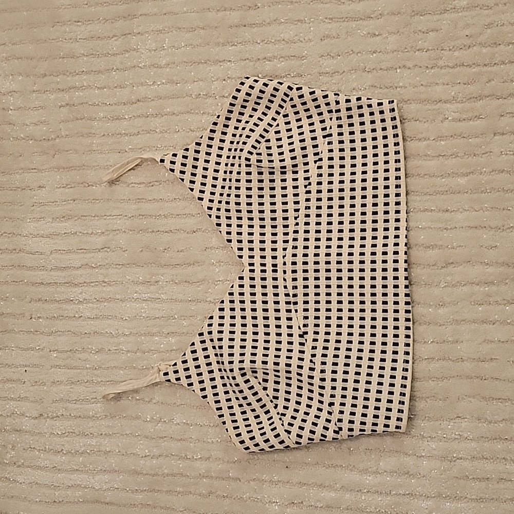 Checkered crop top